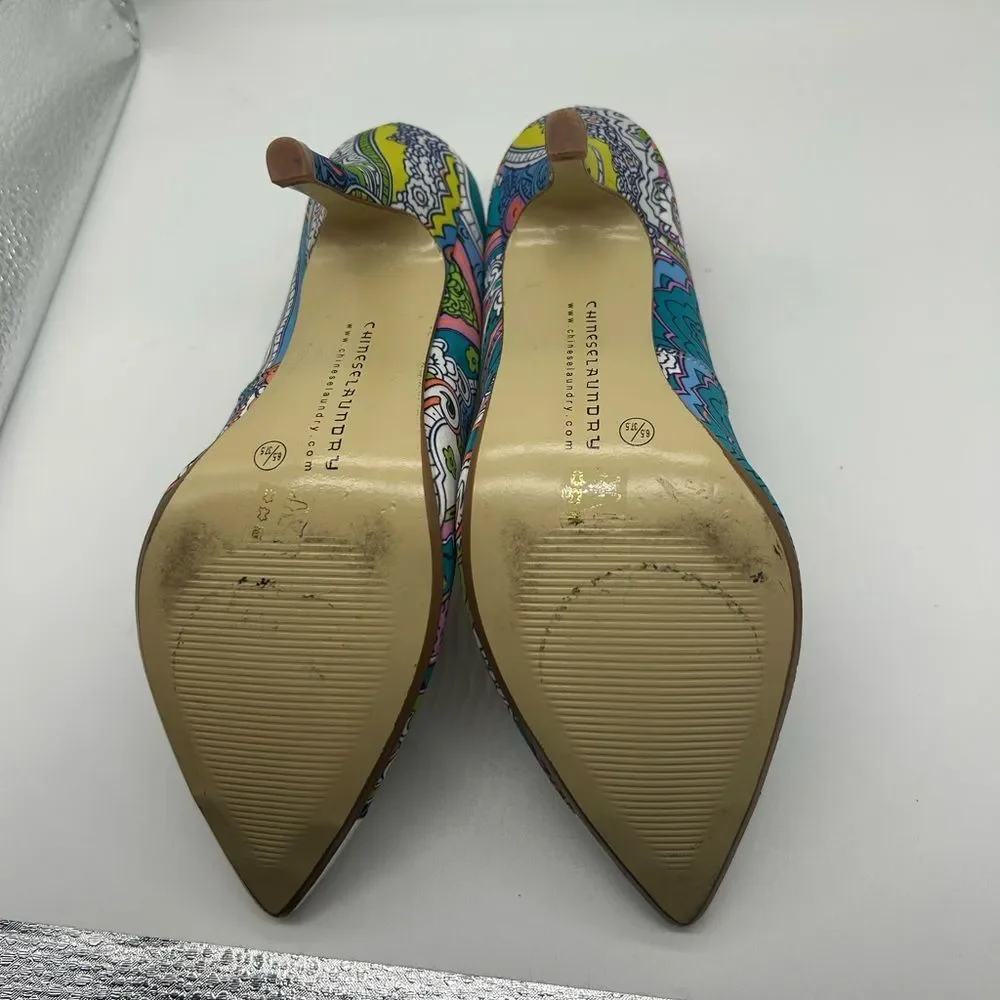 Chinese Laundry Danger Zone Heels Size 6.5